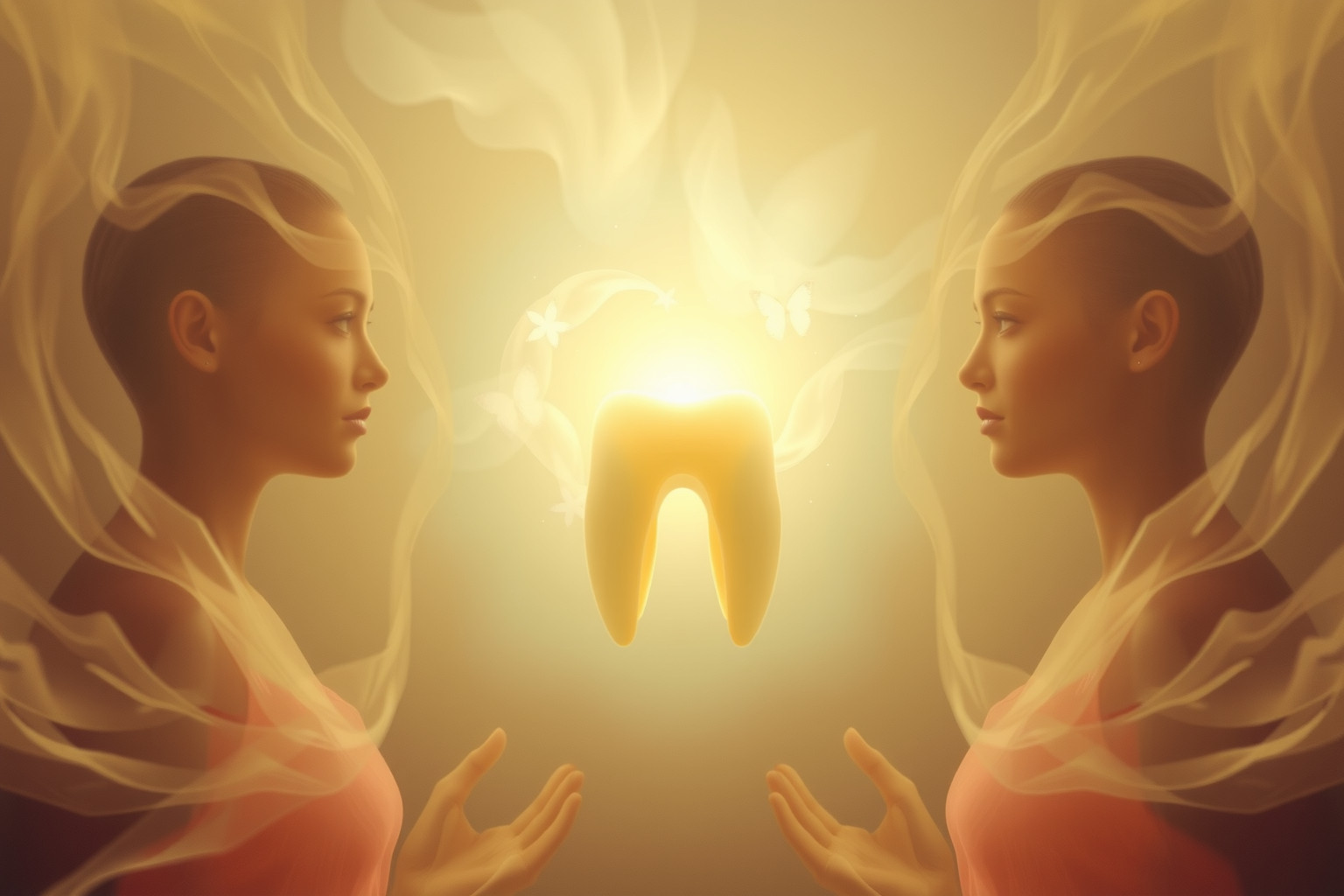 Sognare molari altrui riflette insicurezze nel confronto sociale.