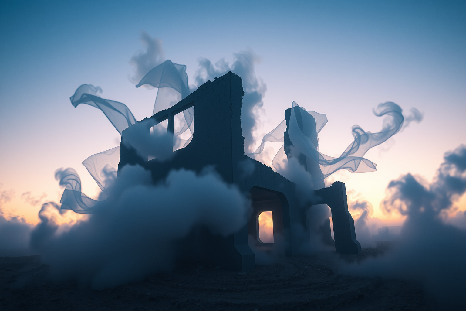 Sognare un edificio fatiscente simboleggia ansia e perdita di controllo.