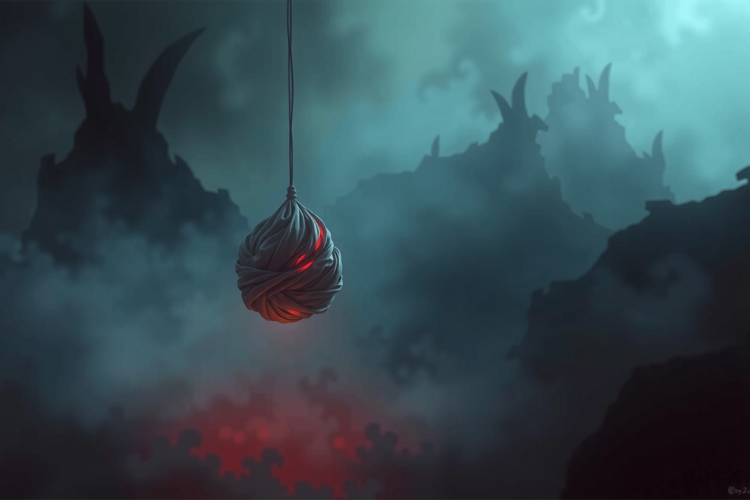 Sognare un fagotto in pericolo simboleggia ansie riguardo responsabilità nascoste.