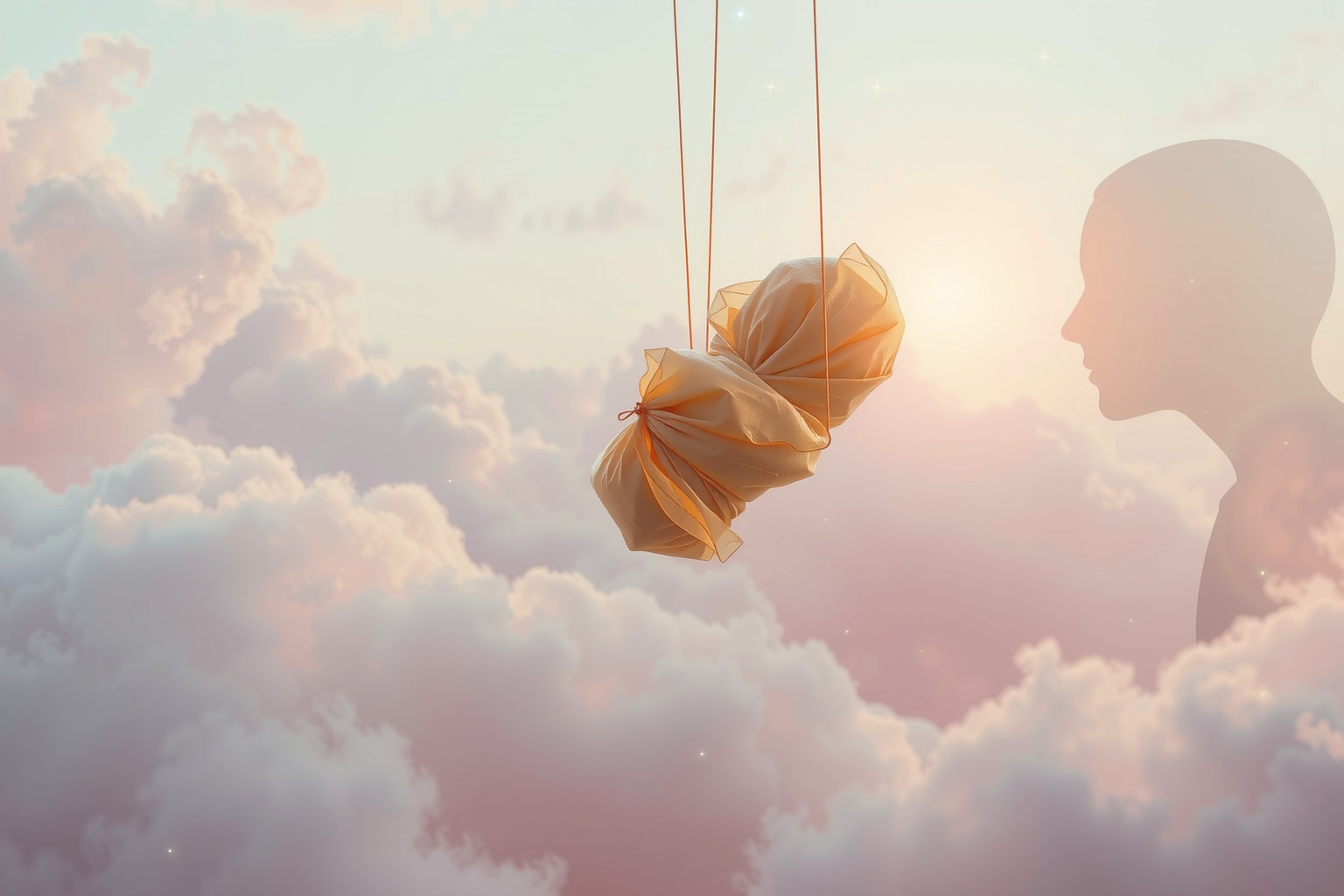 Sognare un fagotto legato a una persona cara simboleggia protezione e ricordi.