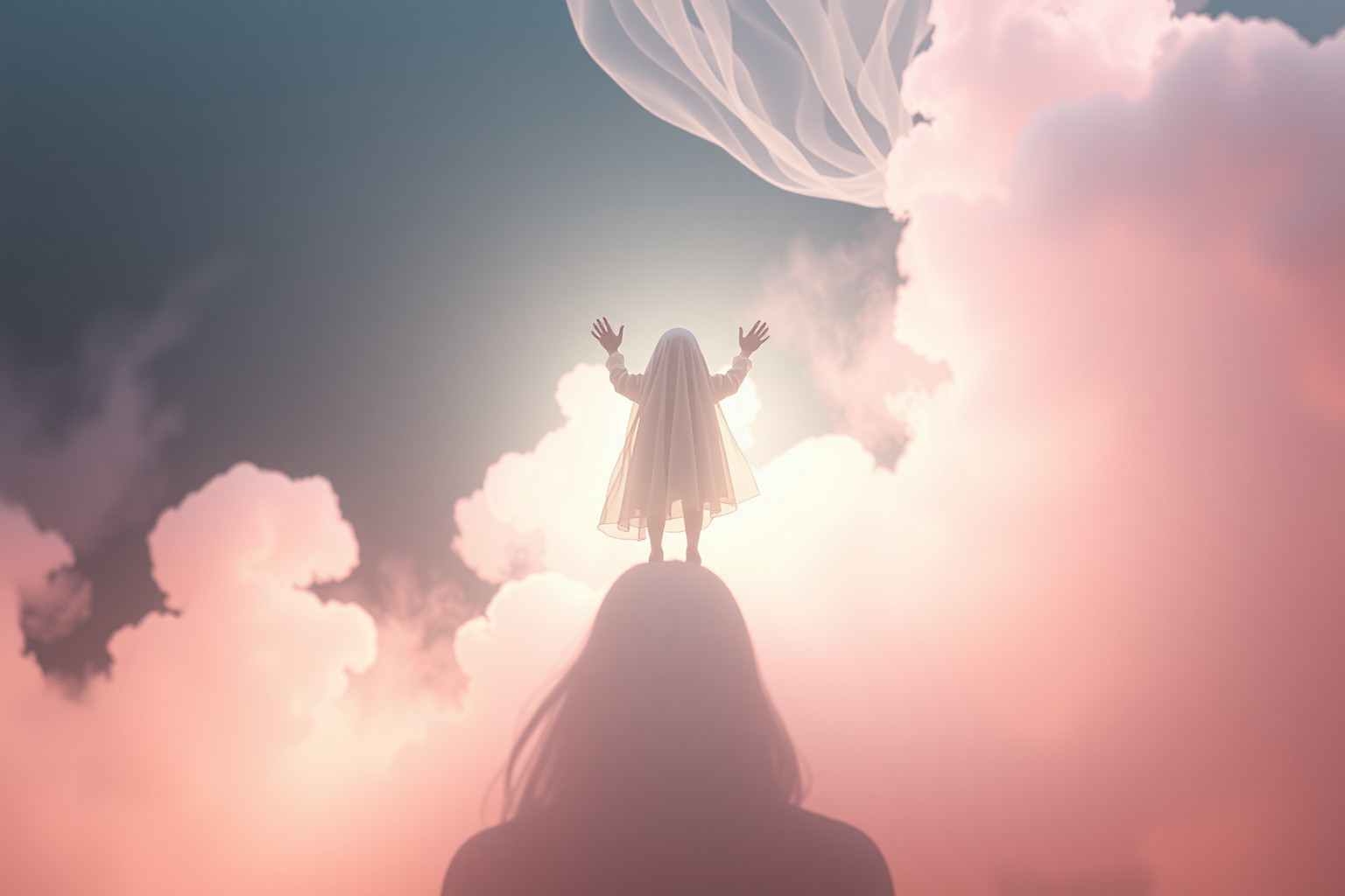 Sognare un fantasma che svanisce simboleggia liberazione emotiva profonda.