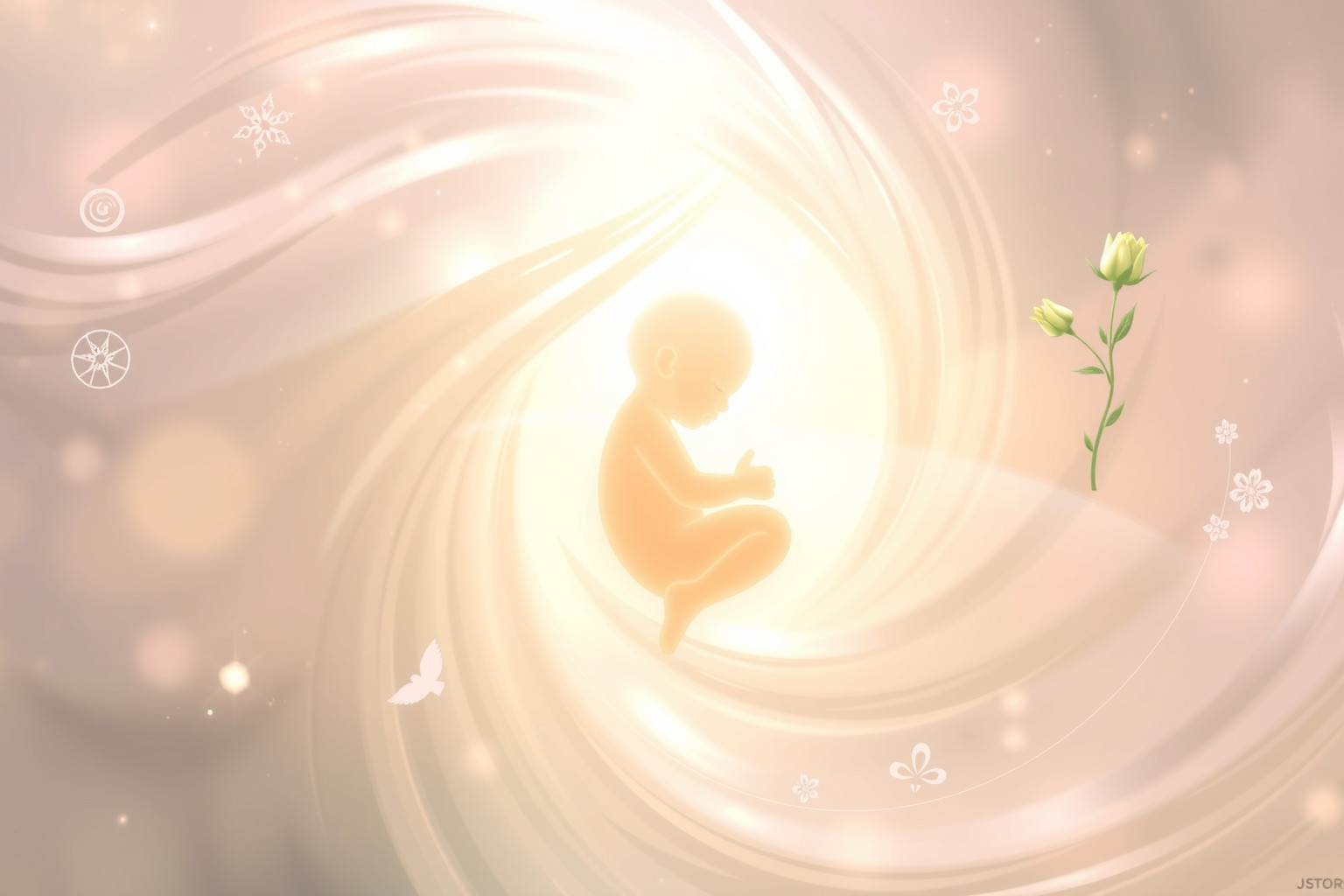 Sognare un feto sano simboleggia nuova vita e successo futuro.