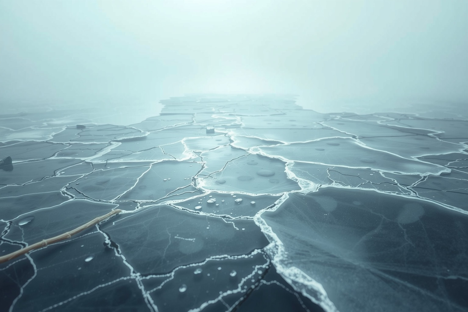 Sognare un fossato ghiacciato simboleggia emozioni bloccate e insicurezze.