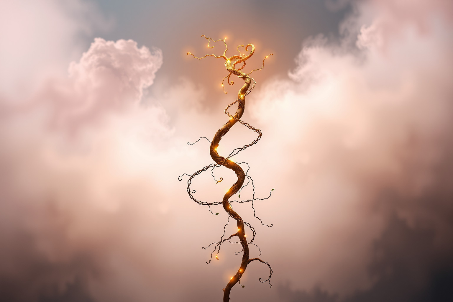 Sognare un gambo intrecciato simboleggia legami forti e unione profonda.