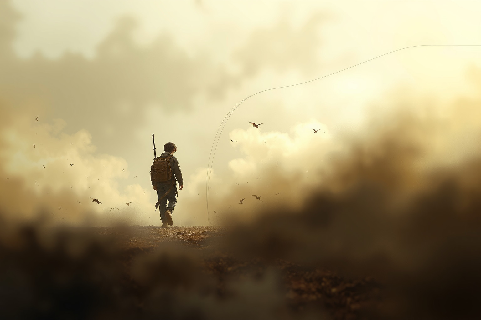 Sognare un garzone in guerra simboleggia coraggio e sfide imminenti.