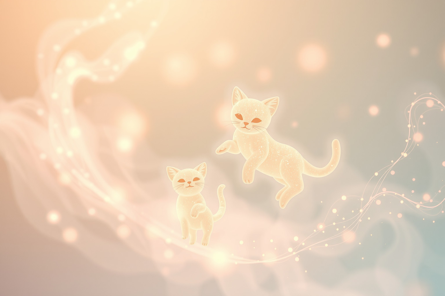 Sognare un gatto che gioca simboleggia gioia e innocente libertà.