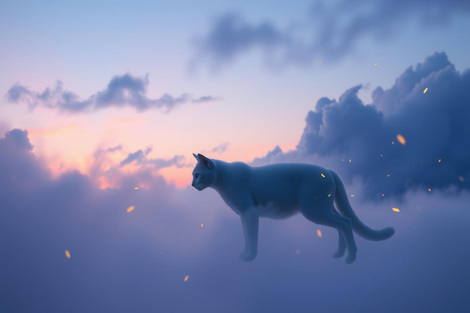 Sognare un gatto che scappa riflette timore di abbandono emotivo.