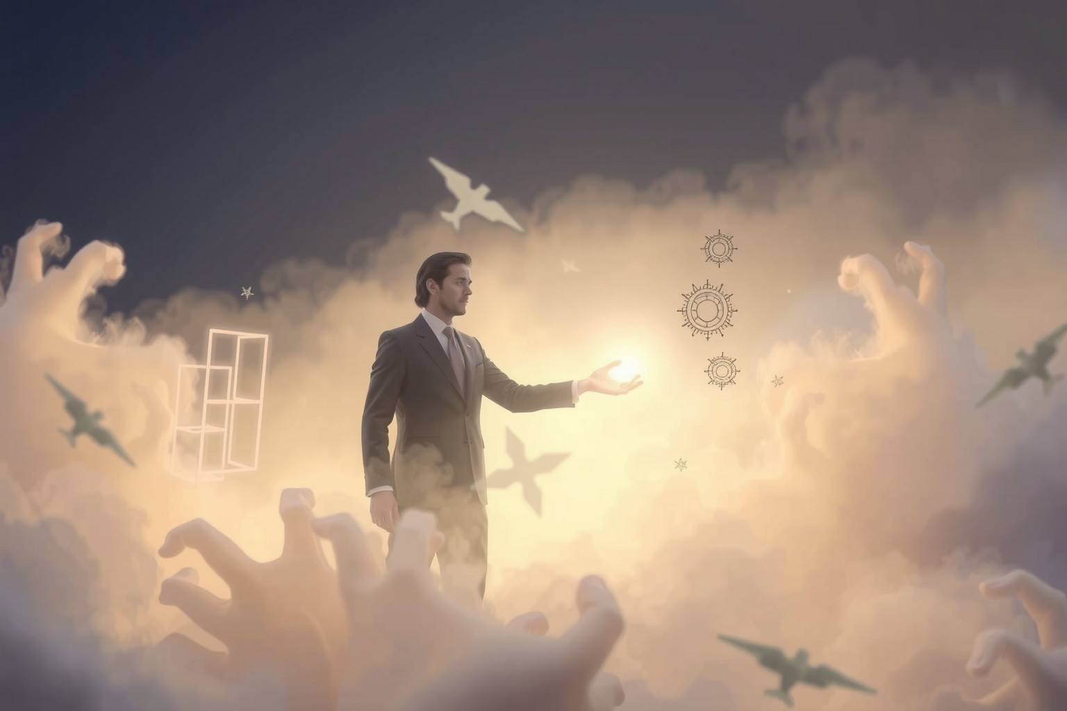 Sognare un gentiluomo che consiglia indica saggezza interiore in crescita.