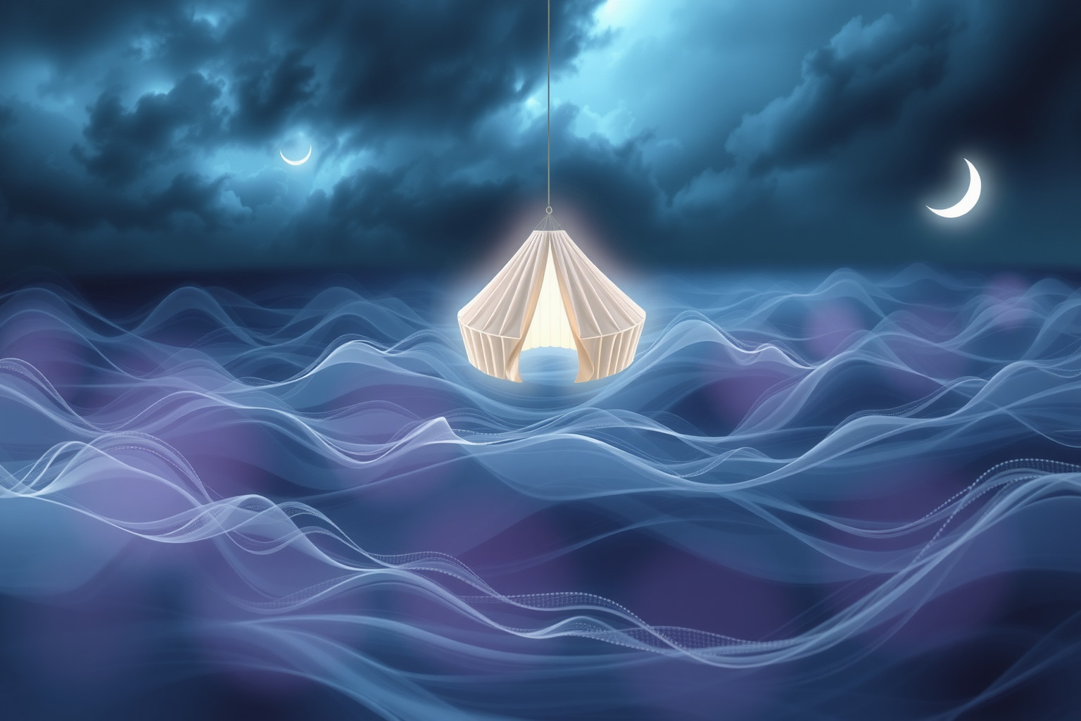 Sognare un hangar in tempesta simboleggia conflitti interiori intensi.