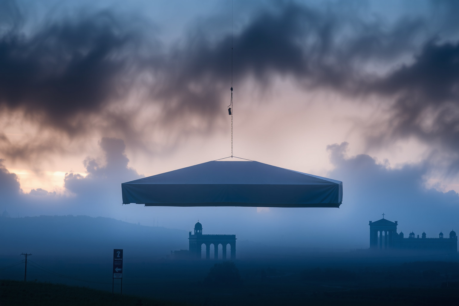 Sognare un hangar storico rivela desiderio di radici e memoria.