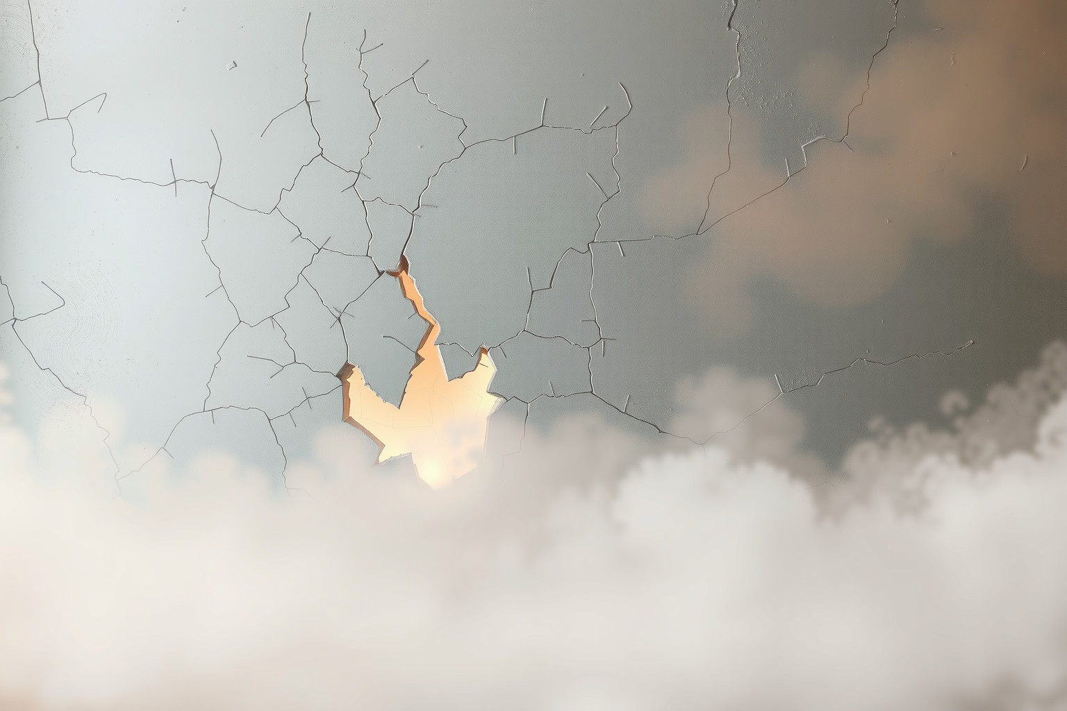 Sognare intonaco crepato rivela insicurezze e vulnerabilità interiori.