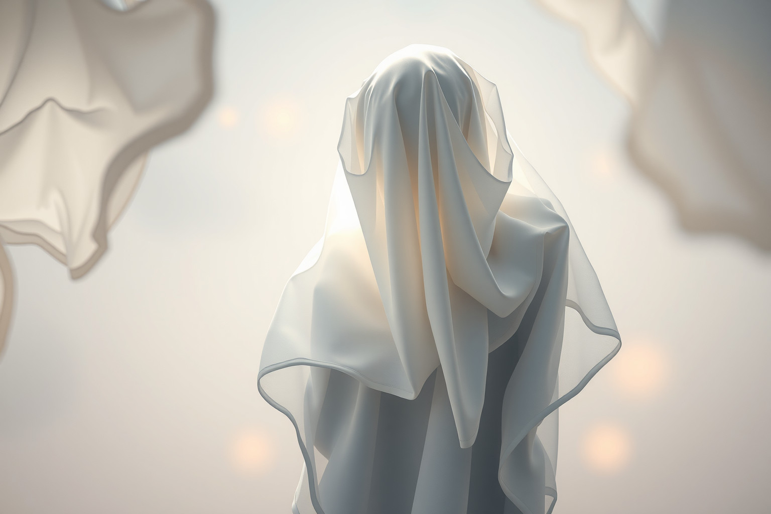 Sognare un lenzuolo bianco simboleggia purezza e tutela spirituale.