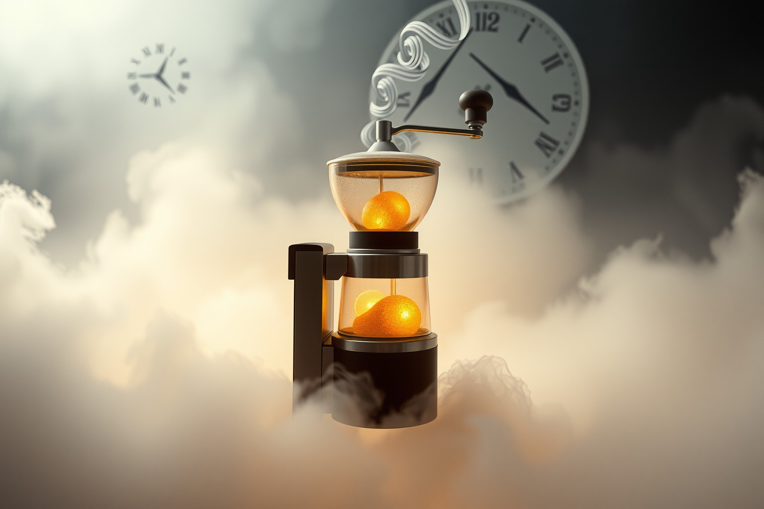 Sognare un macinacaffè riflette la monotonia della routine quotidiana.