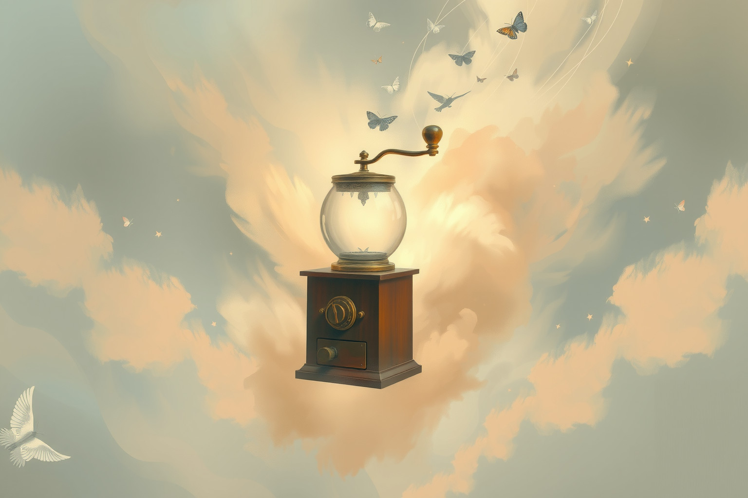 Sognare un macinacaffè in luoghi insoliti rivela cambiamenti inattesi.