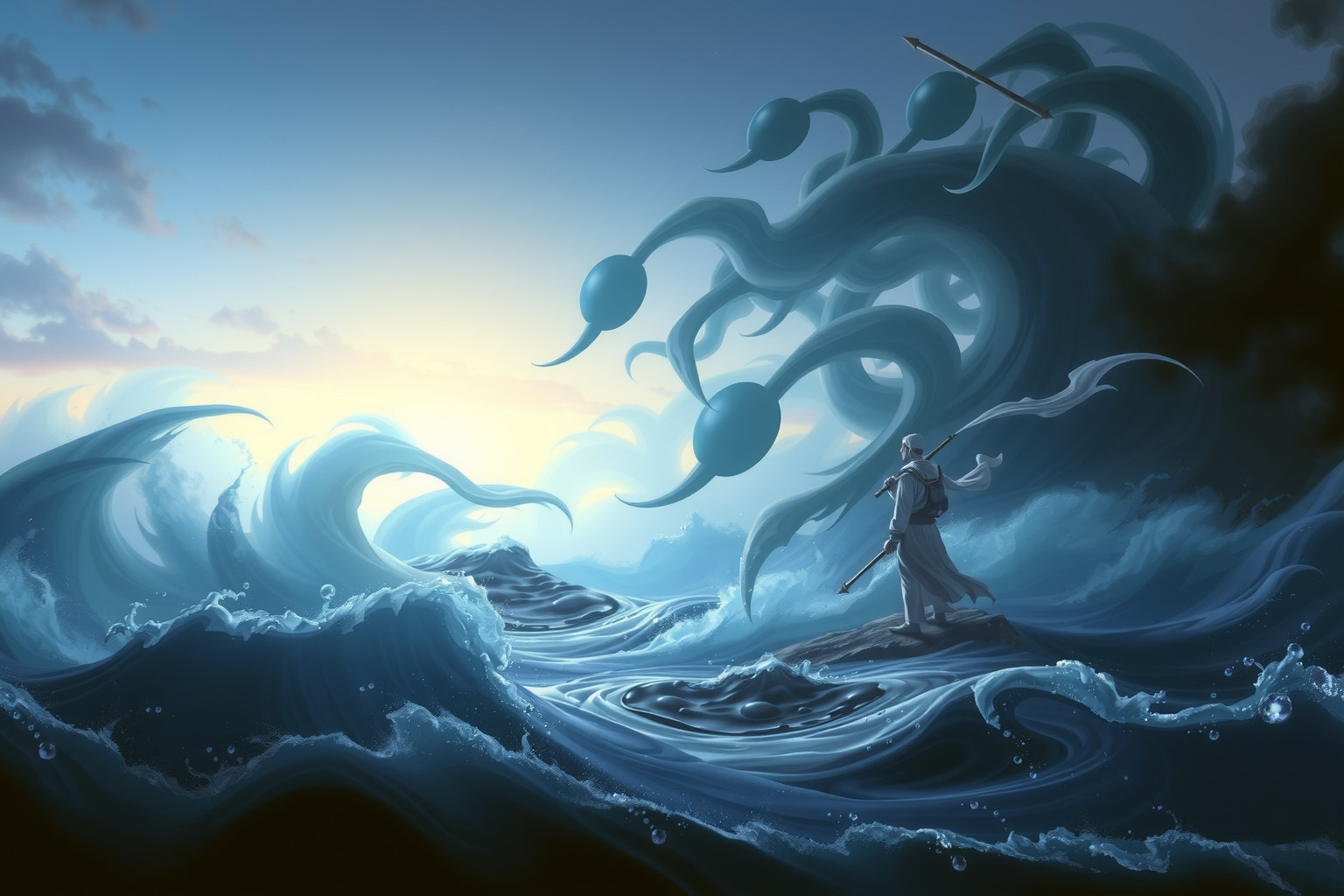 Sognare un marinaio che combatte simboleggia sfide interiori e coraggio.