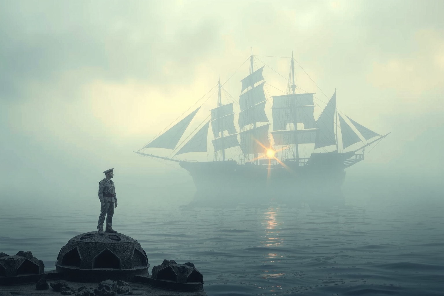 Sognare un marinaio su nave abbandonata simboleggia solitudine e mistero.