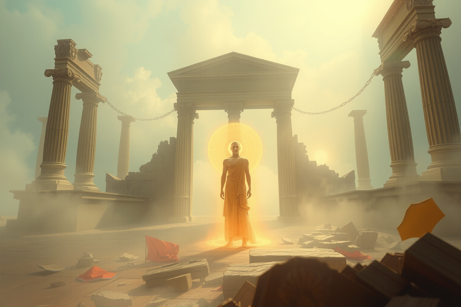 Sognare un martire rivela sacrificio e lotta in contesti storici.