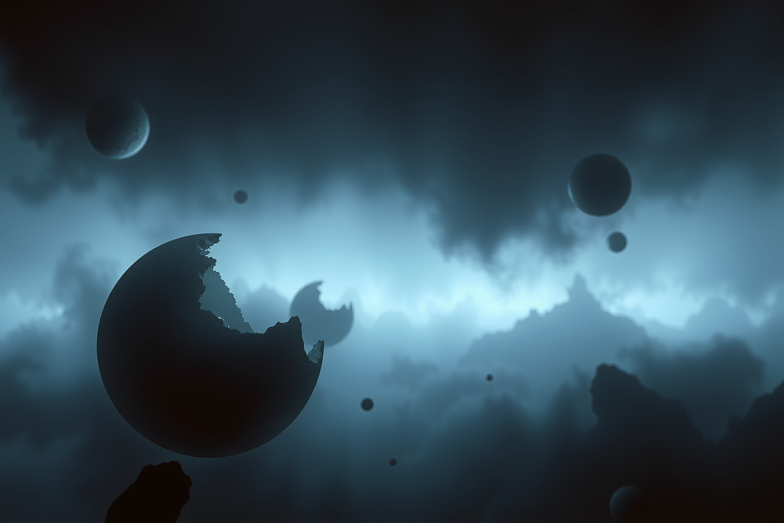 Sognare un mondo distrutto riflette ansie profonde su caos imminente.