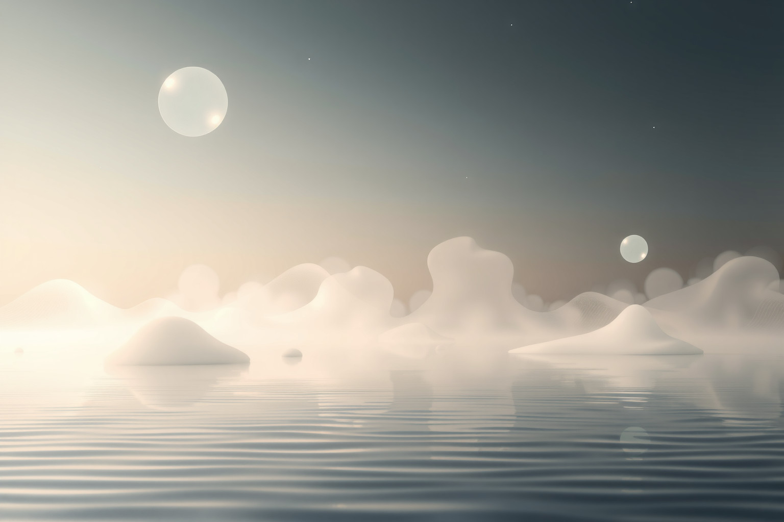 Sognare un mondo silenzioso riflette desiderio di pace interiore profonda.