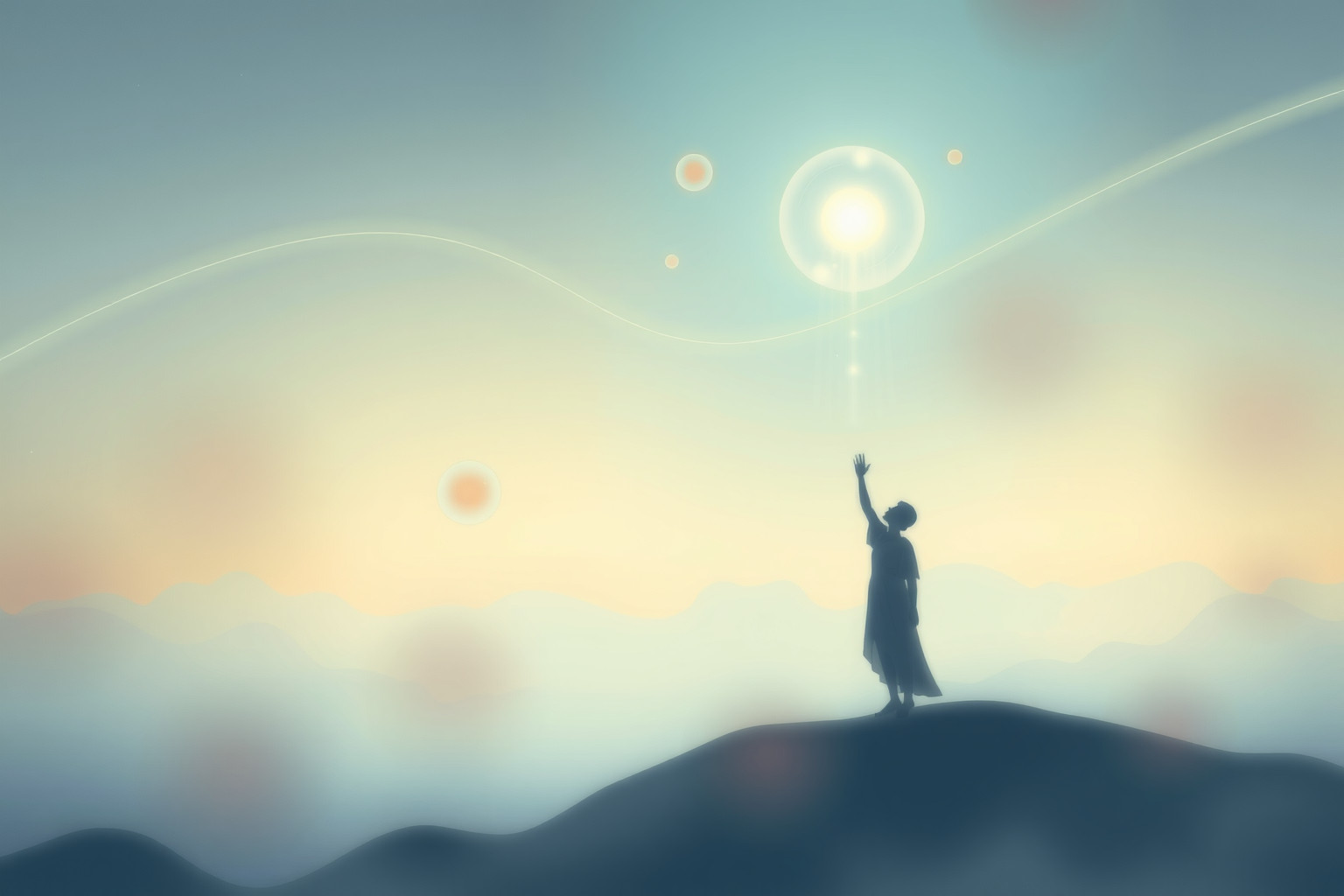 Sognare mondi spirituali indica desiderio di crescita interiore profonda.