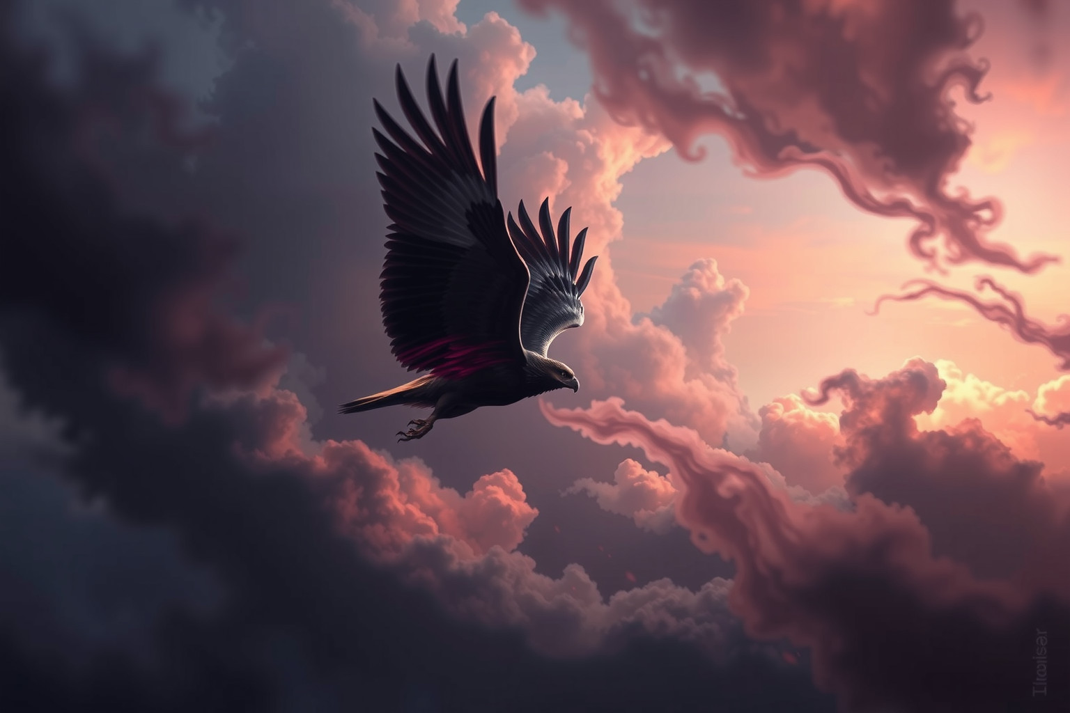 Sognare un nibbio reale che attacca simboleggia sfide imminenti.