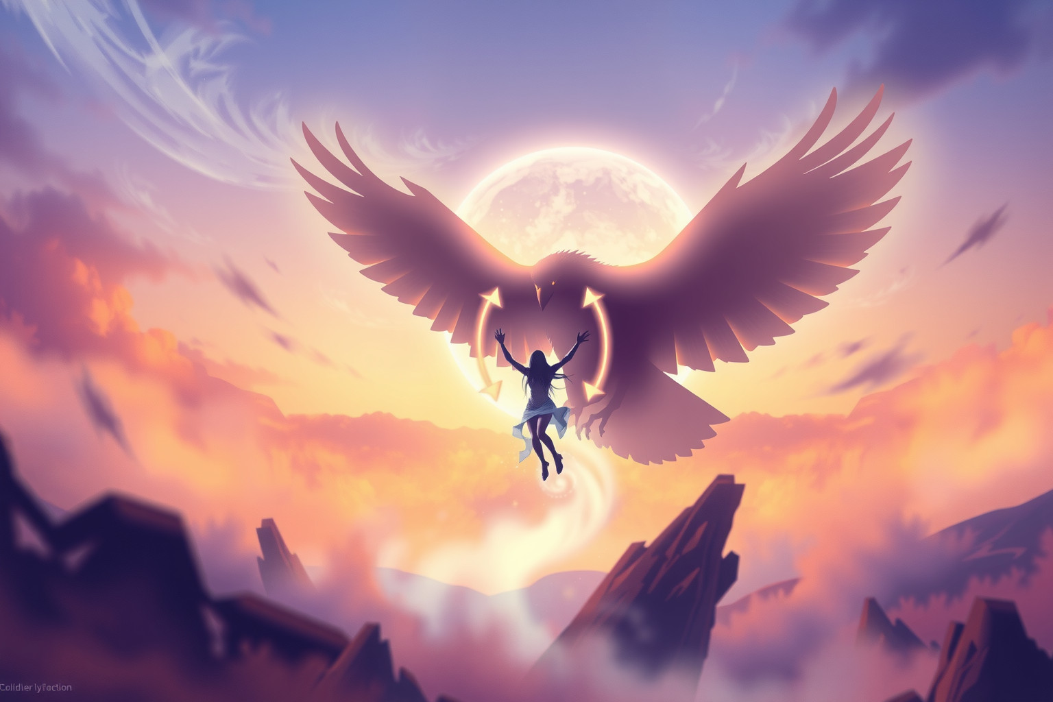 Sognare un nibbio reale che salva indica protezione e rinascita.