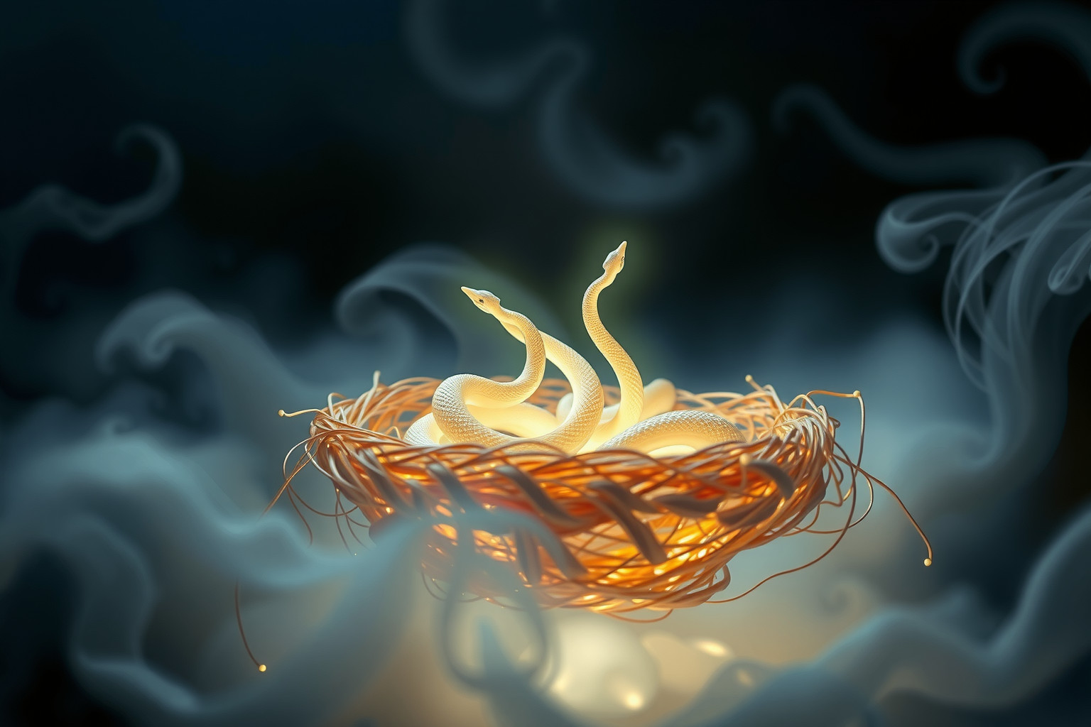 Sognare nido di serpi con piccoli indica nuove sfide in arrivo.