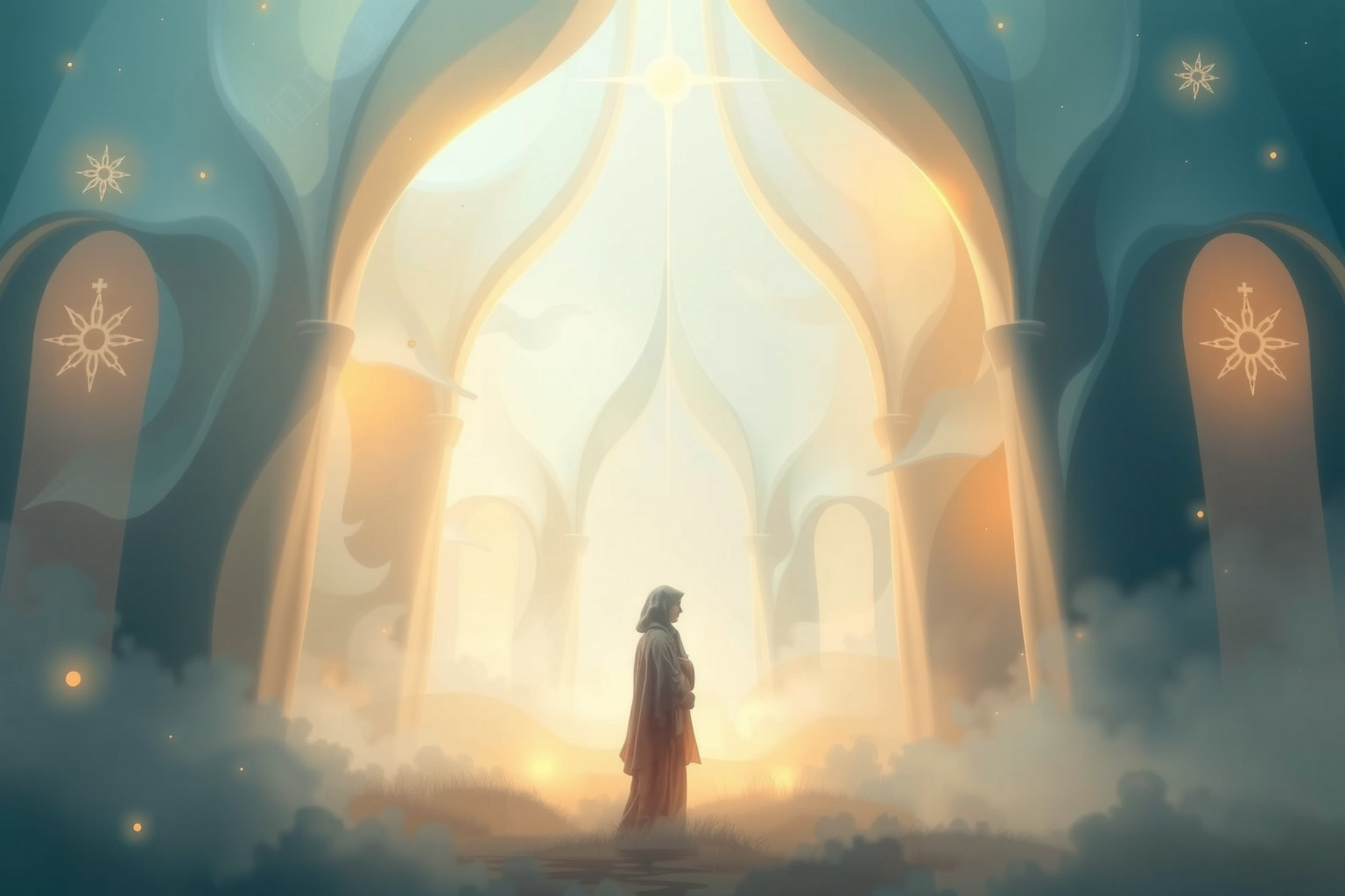 Sognare un novizio in monastero simboleggia nuovo inizio spirituale.