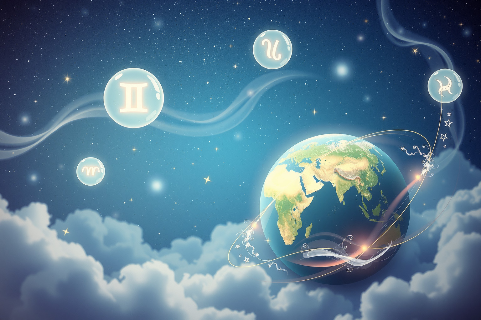 Sognare un oroscopo globale riflette ansie collettive e cambiamenti imminenti.