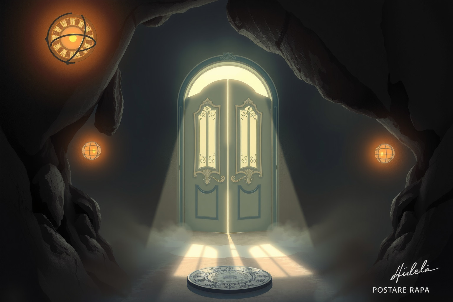 Sognare porte chiuse nel passaggio sotterraneo simboleggia ostacoli interiori.