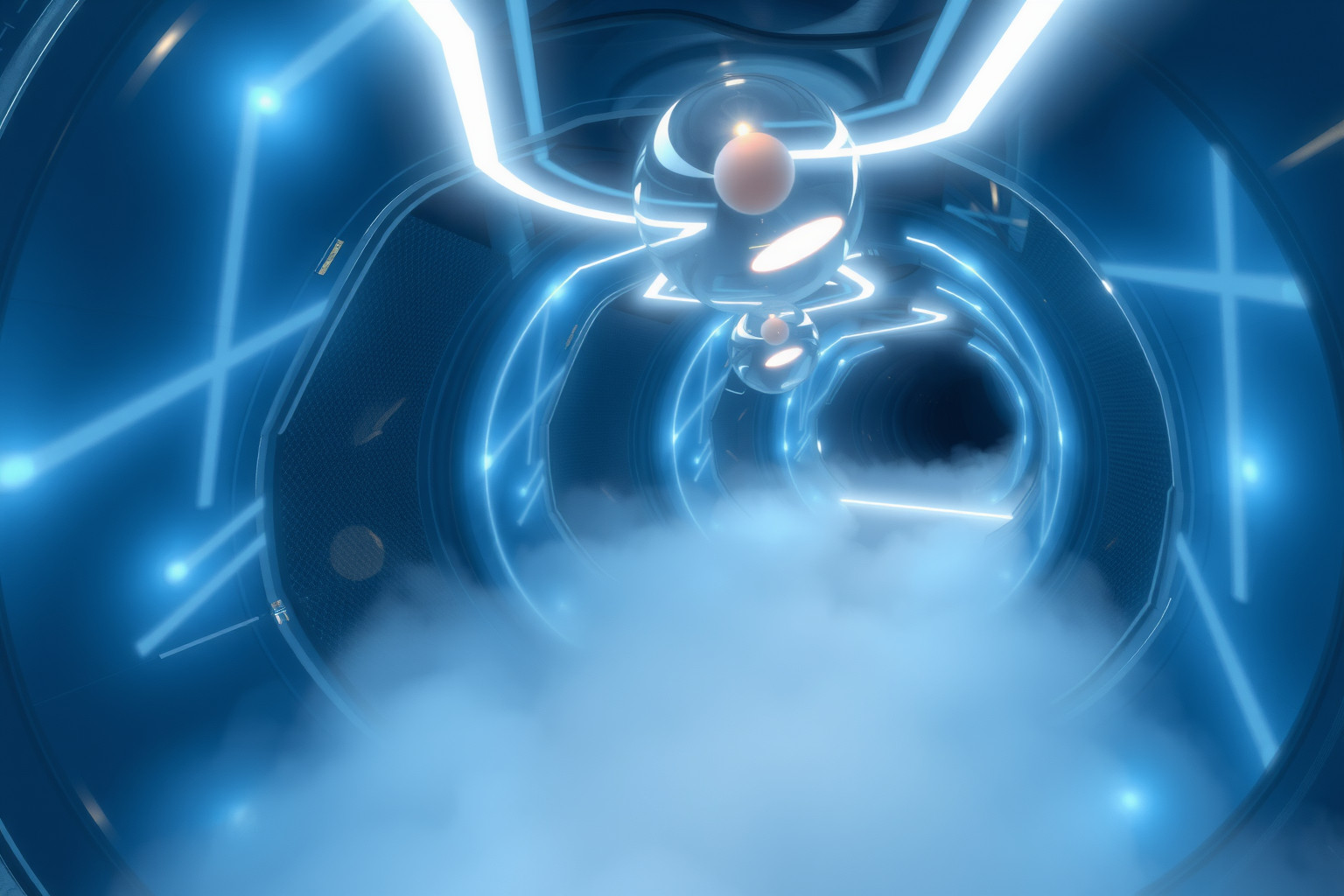 Sognare passaggi sotterranei futuristici simboleggia innovazione e progresso interiore.