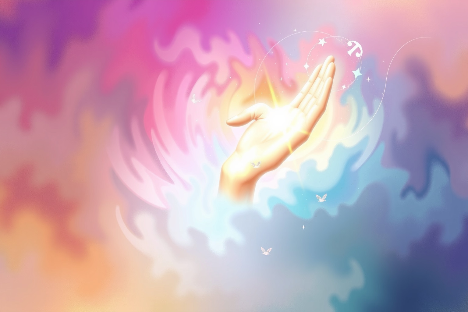 Il pegno a mano che cambia colore simboleggia trasformazioni emotive interiori.