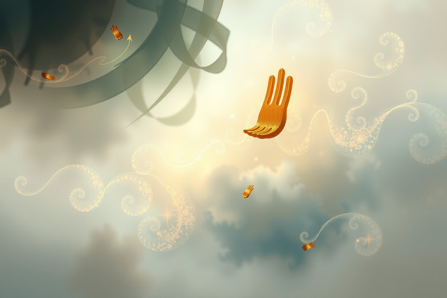 Sognare un pegno a mano d’oro simboleggia successo e valore prezioso.