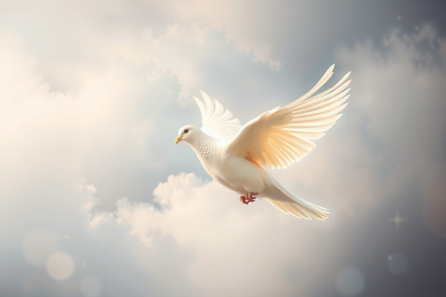 Sognare un piccione viaggiatore bianco simboleggia pace e speranza.