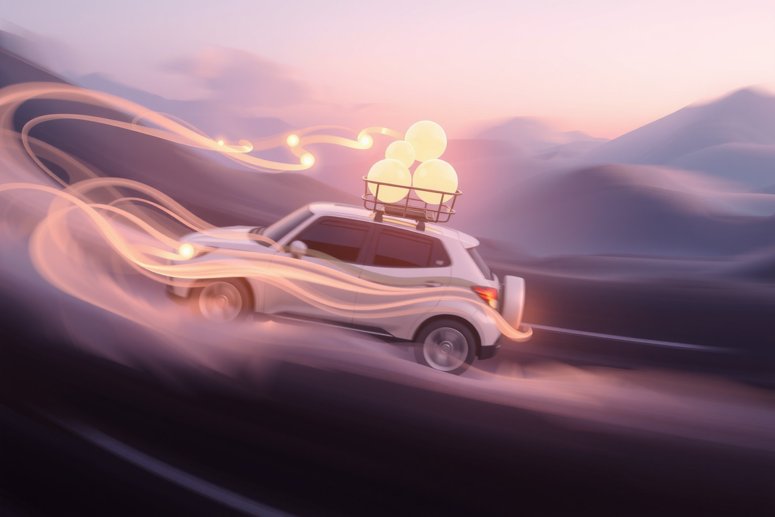 Sognare un portapacchi in corsa simboleggia energia e progresso.