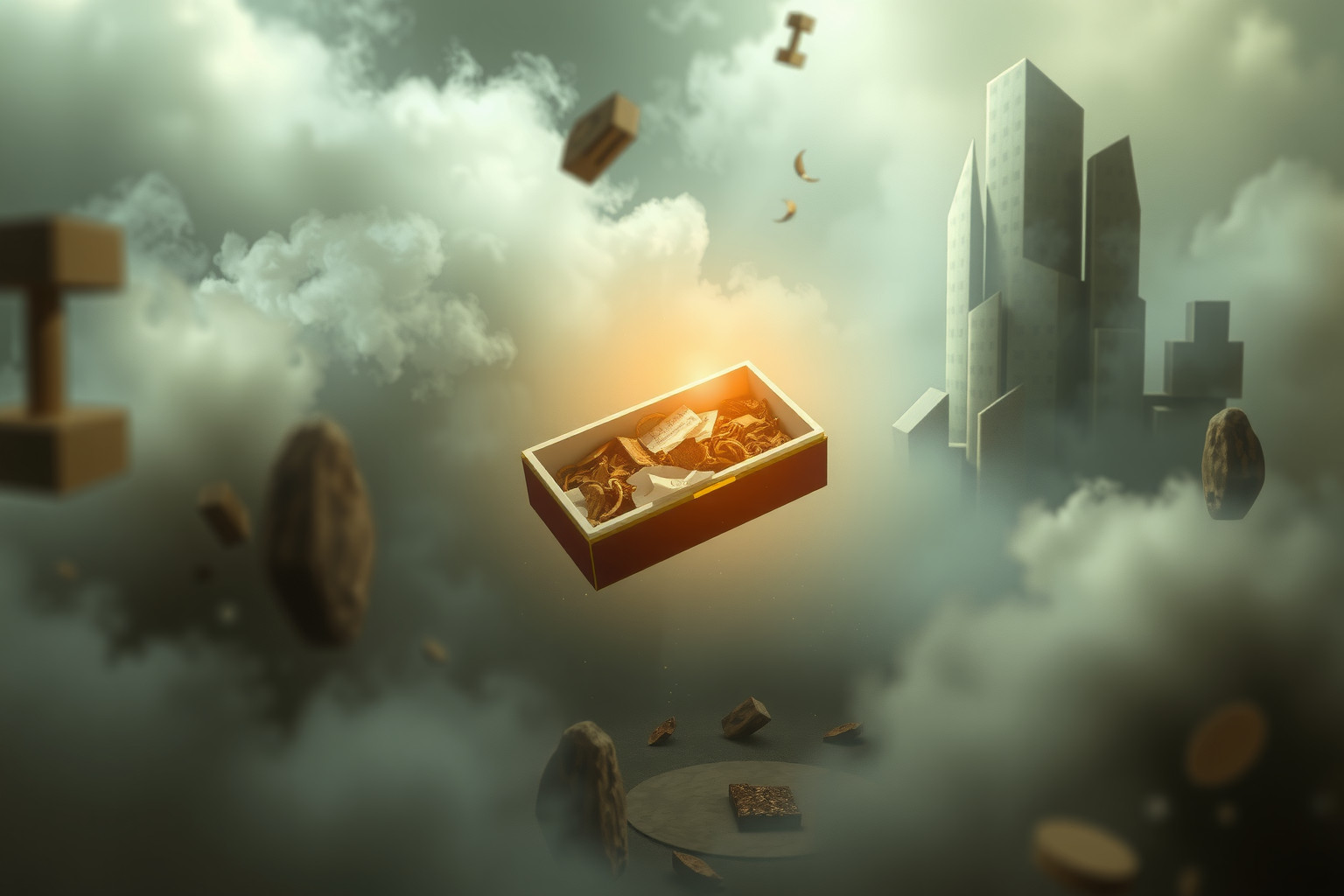 Sognare un portatabacco fuori posto simboleggia caos interiore.