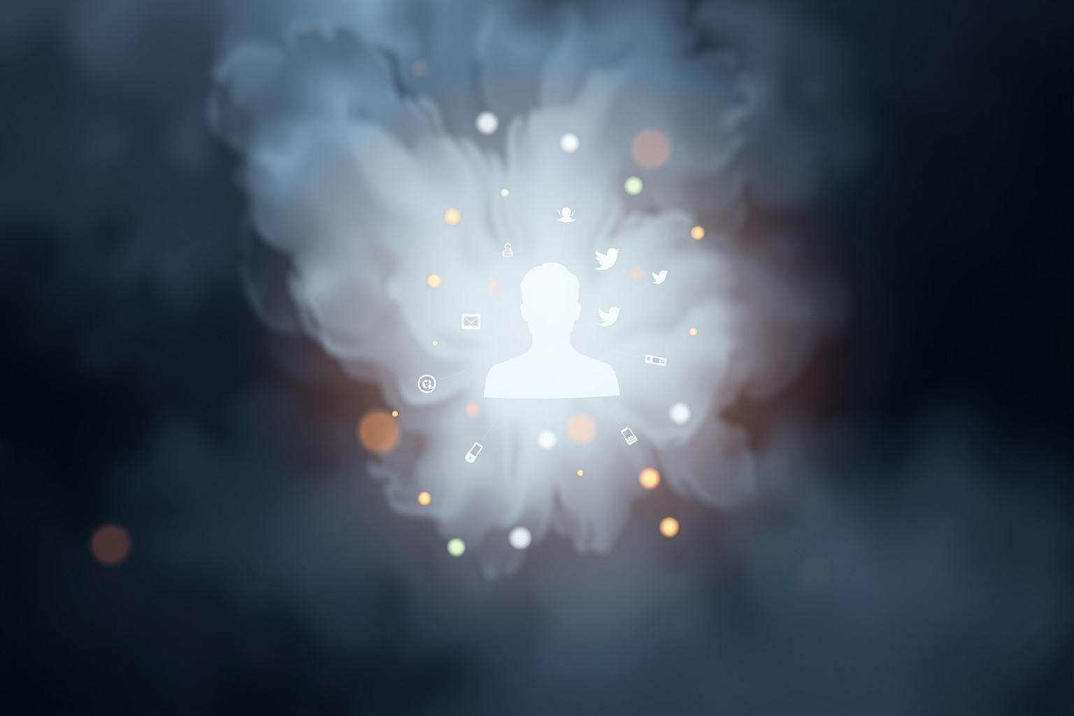 Sognare un profilo social vuoto riflette paura di isolamento sociale.