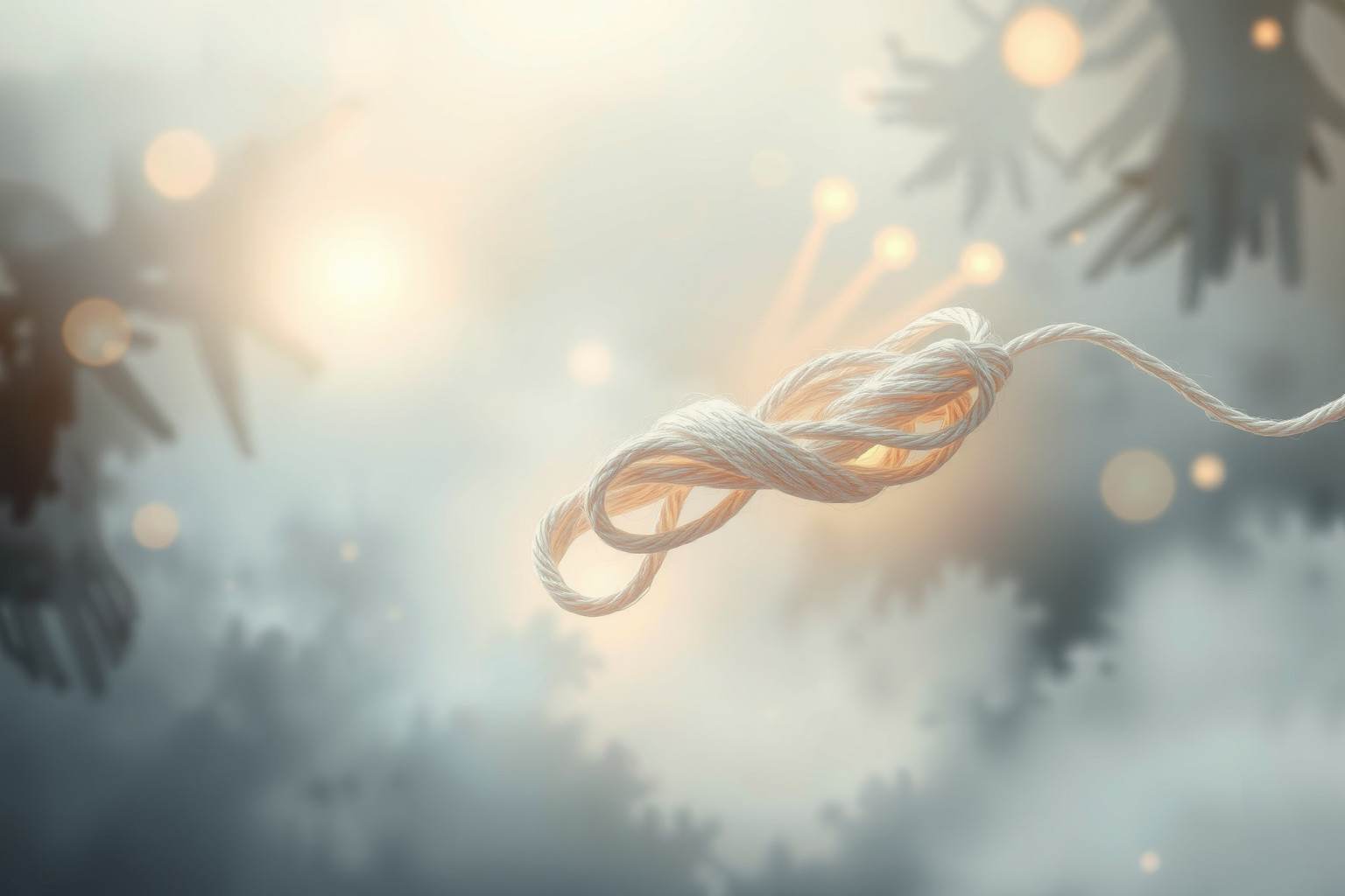 Sognare un punto a nodi simboleggia protezione e legami forti.