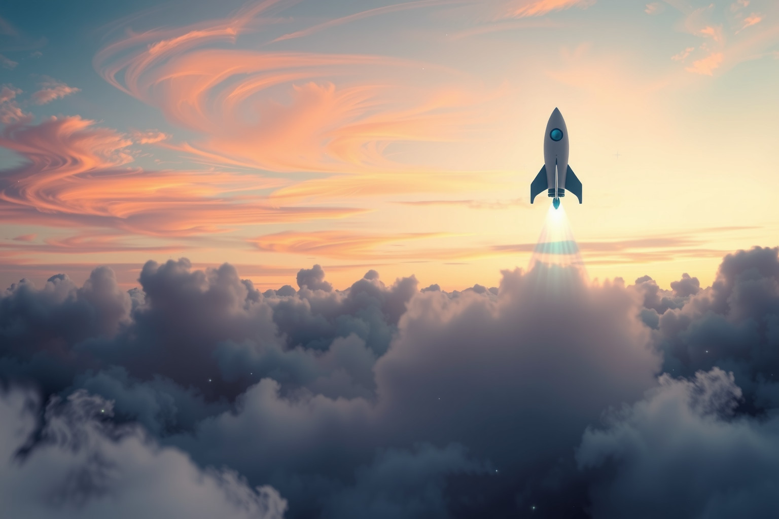 Sognare razzo che scompare simboleggia opportunità sfuggenti e ambizioni.