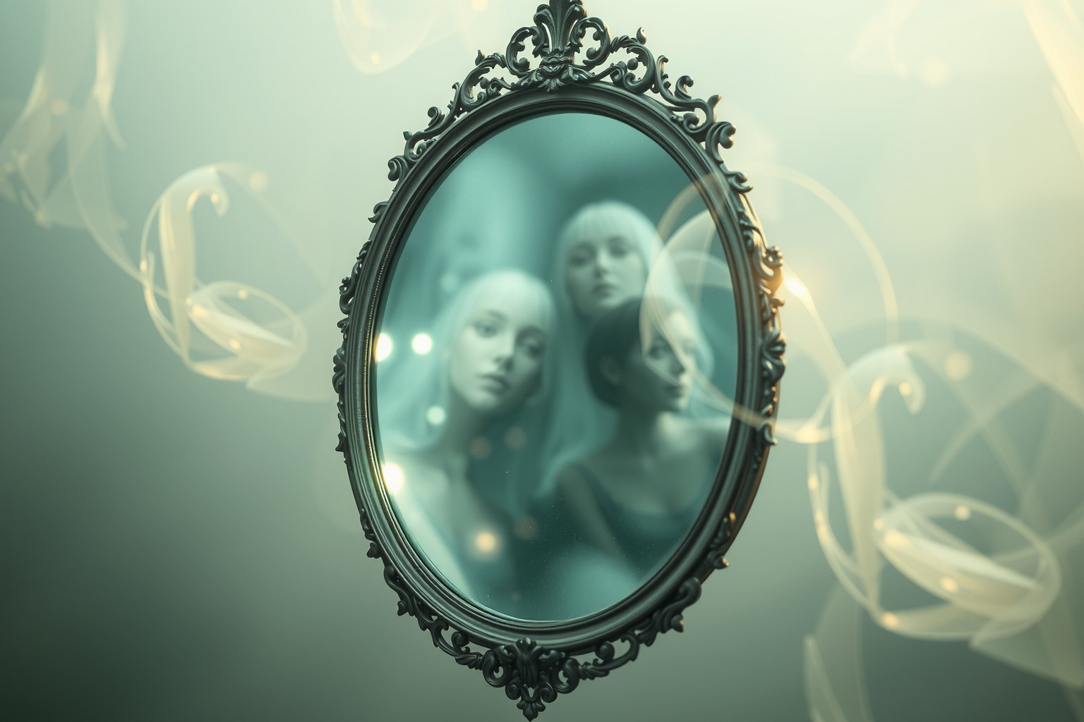 Sognare uno specchio magico riflette desideri nascosti e illusioni profonde.