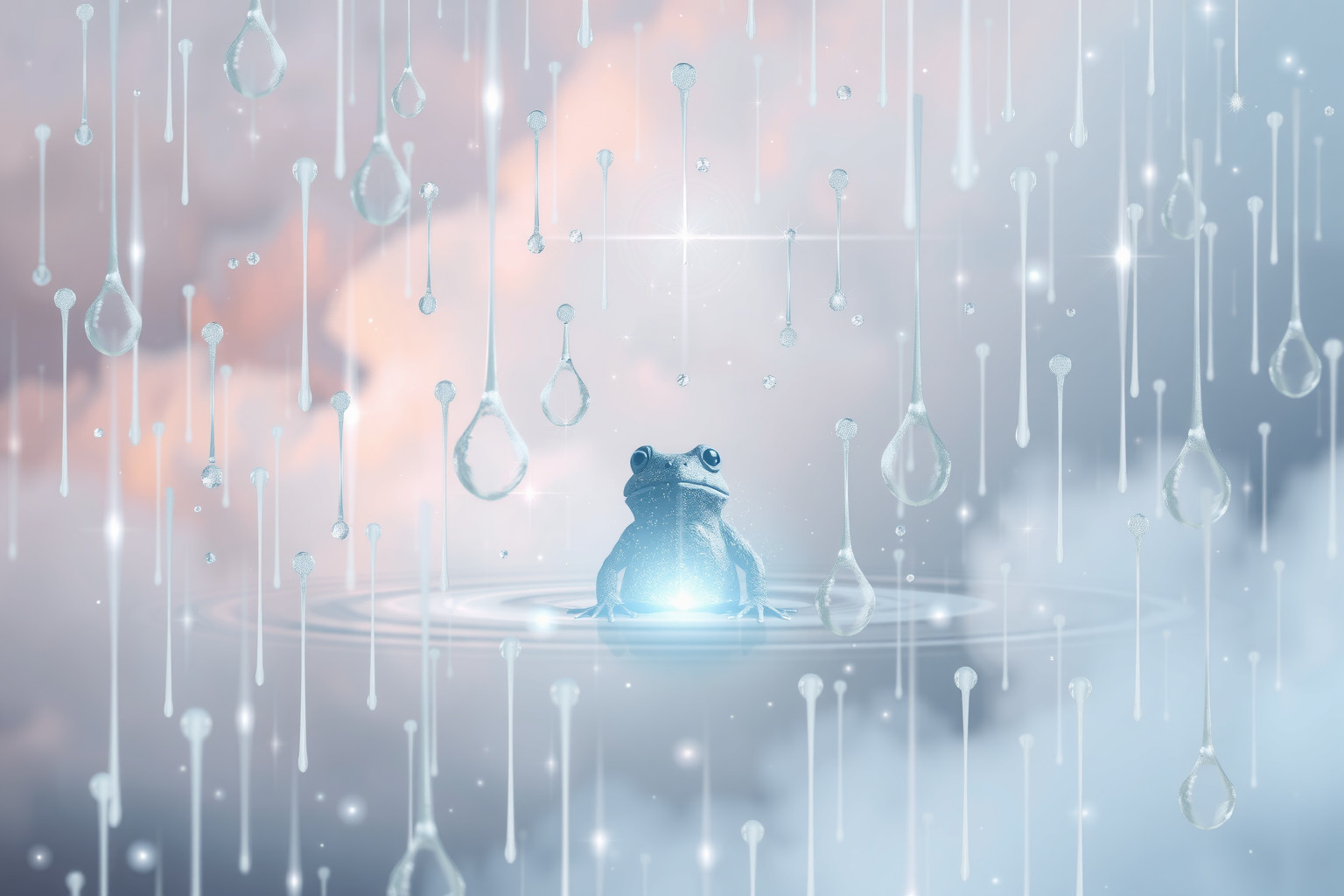 Sognare un rospo sotto la pioggia simboleggia rinnovamento emotivo.