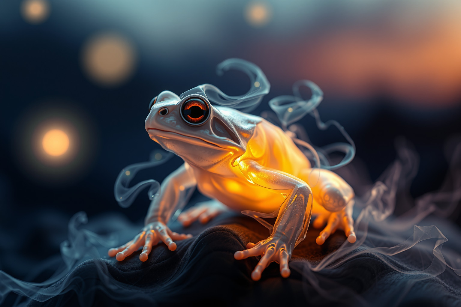 Sognare un rospo velenoso indica pericoli nascosti nella vita.