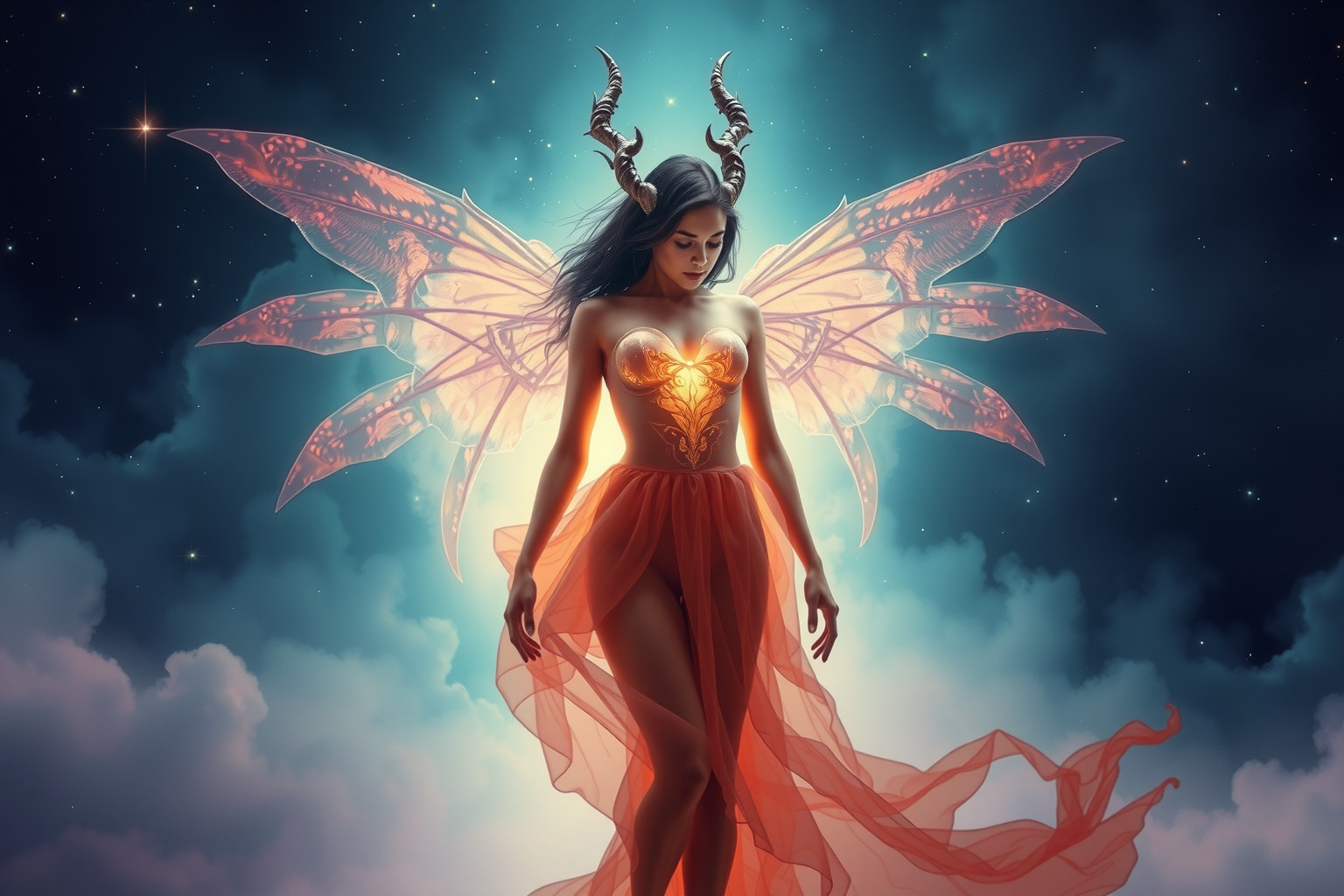 Sognare un succubo che si trasforma simboleggia cambiamenti interiori profondi.