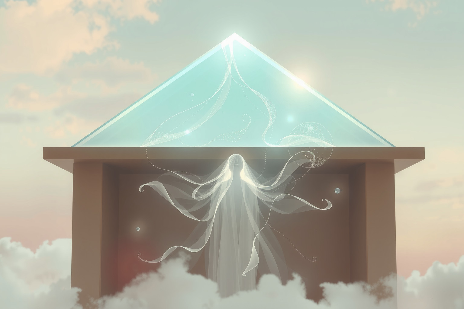 Sognare un tetto di vetro simboleggia protezione fragile e trasparente.