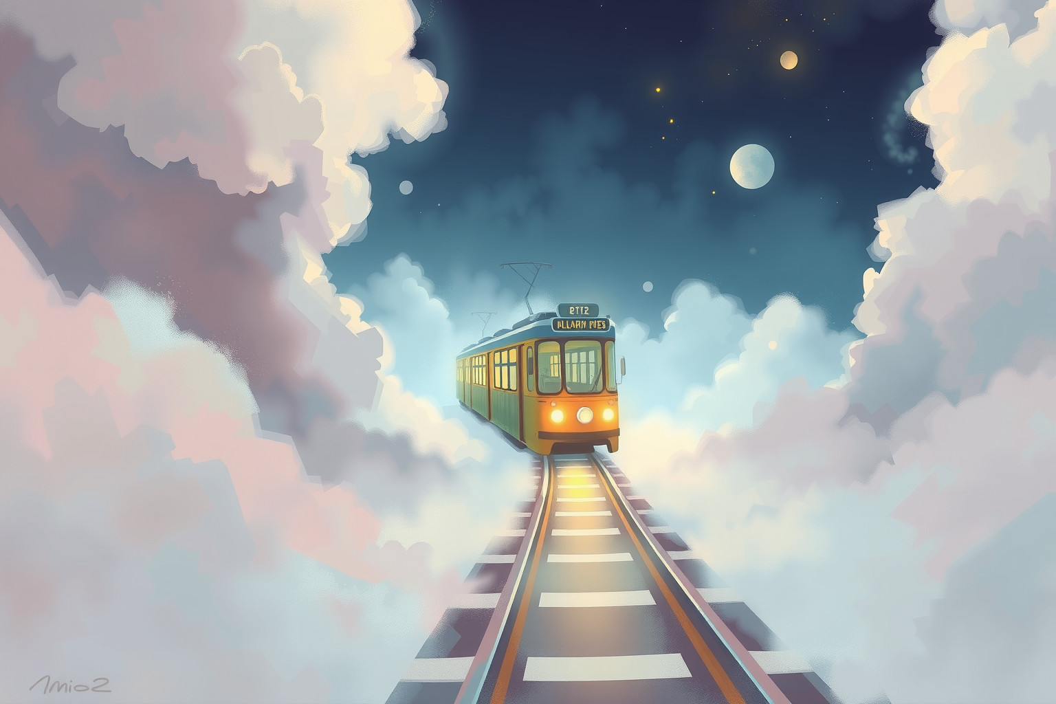 Sognare un tramvai deragliato indica confusione e perdita di controllo.