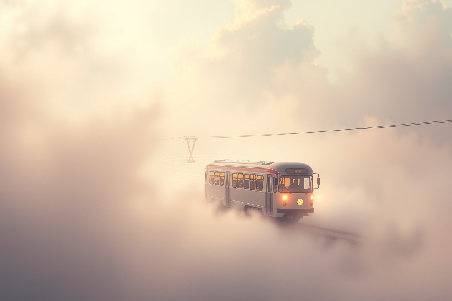 Sognare un tramvai lento simboleggia pazienza e riflessione interiore profonda.