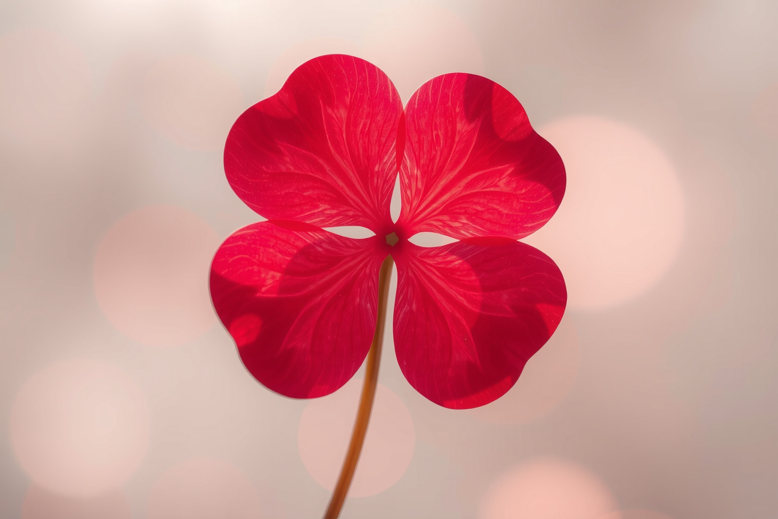 Il trifoglio rosso evoca nostalgici ricordi d'infanzia fortunati.