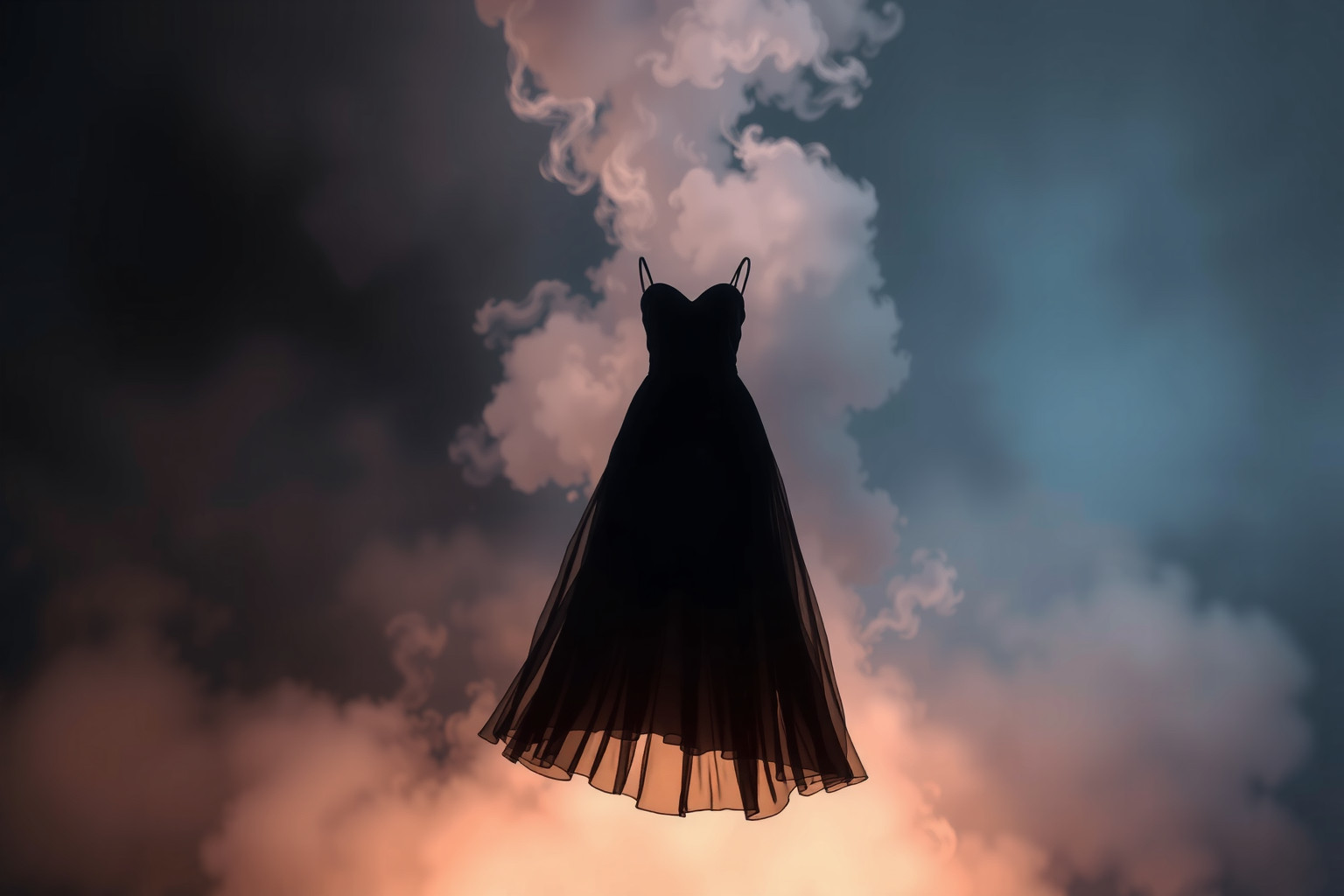 Sognare vestiti da lutto riflette conflitti emotivi interiori profondi.