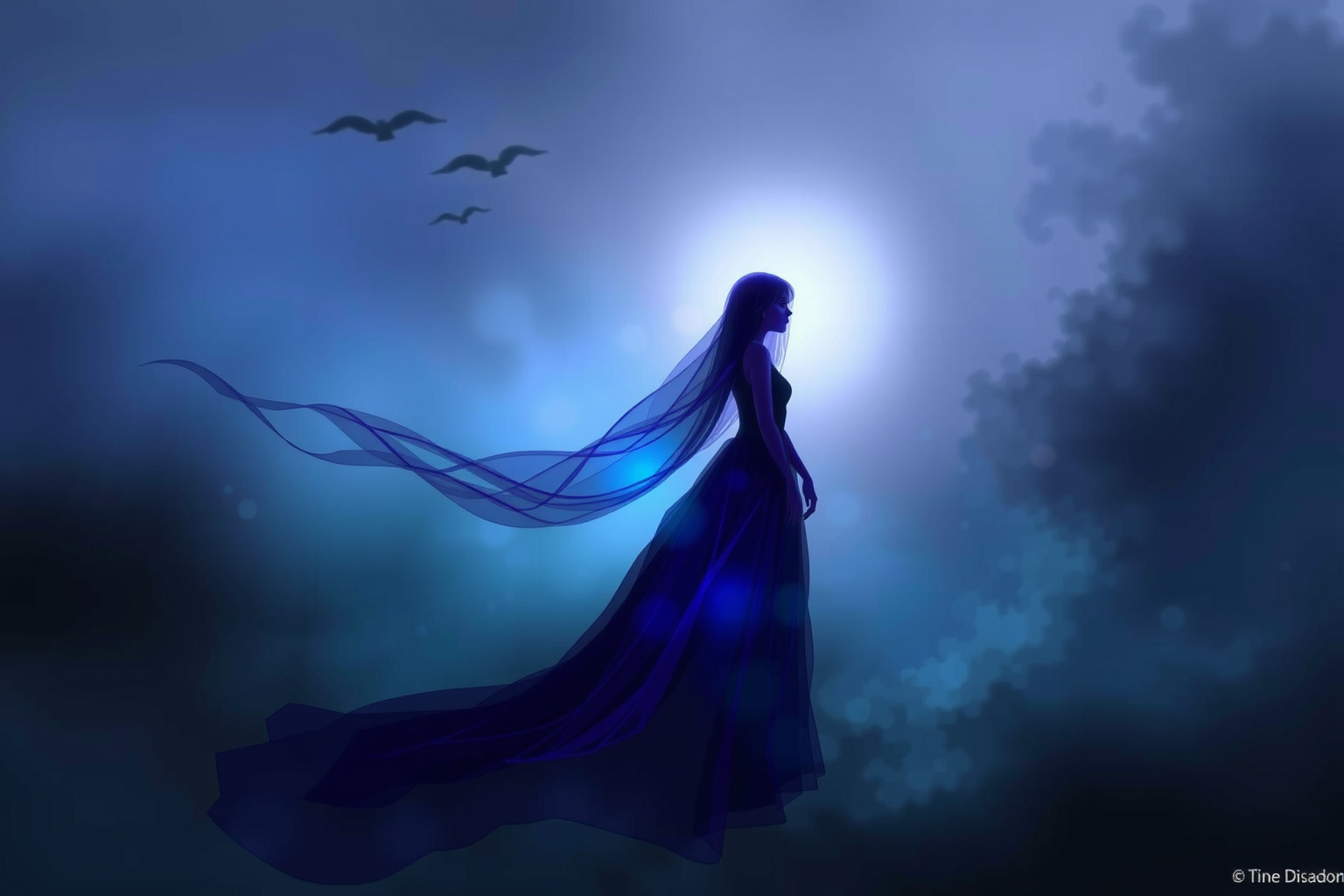 Sognare un vestito da lutto colorato simboleggia cambiamenti emotivi profondi.