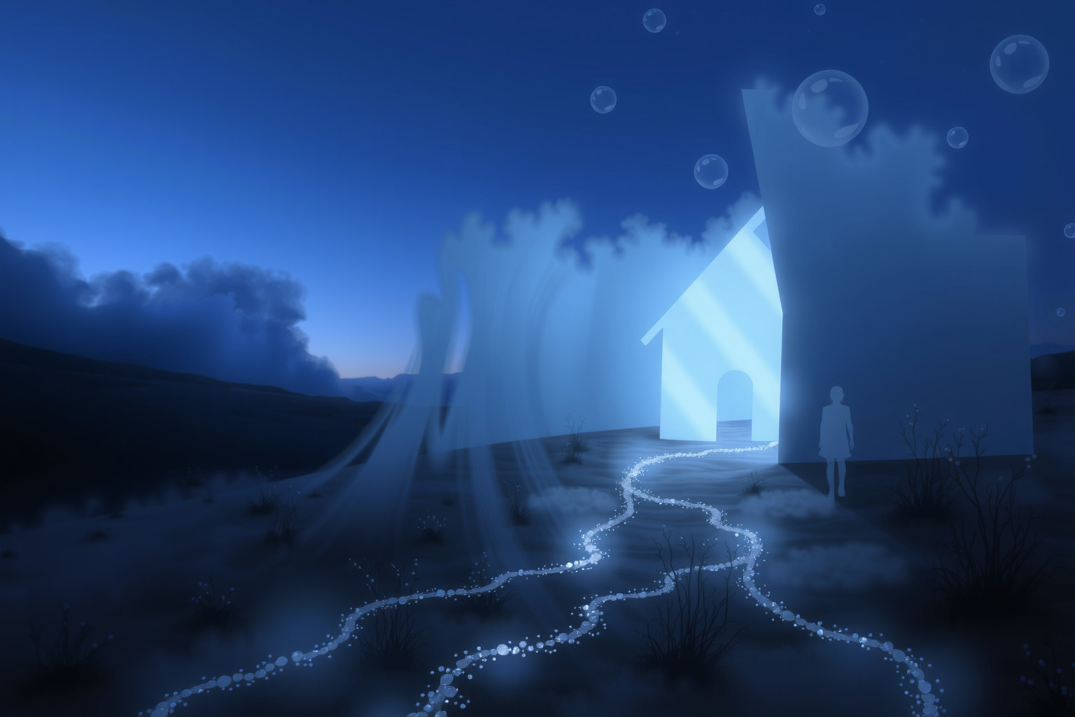 Sognare un vicino che piange indica empatia verso i suoi problemi.